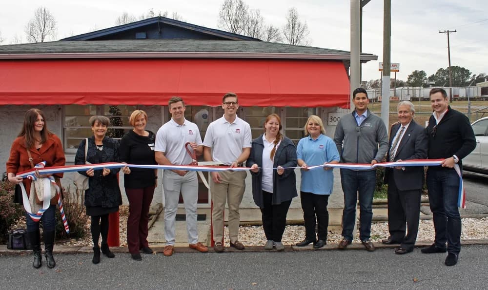Volta Global ribbon cutting